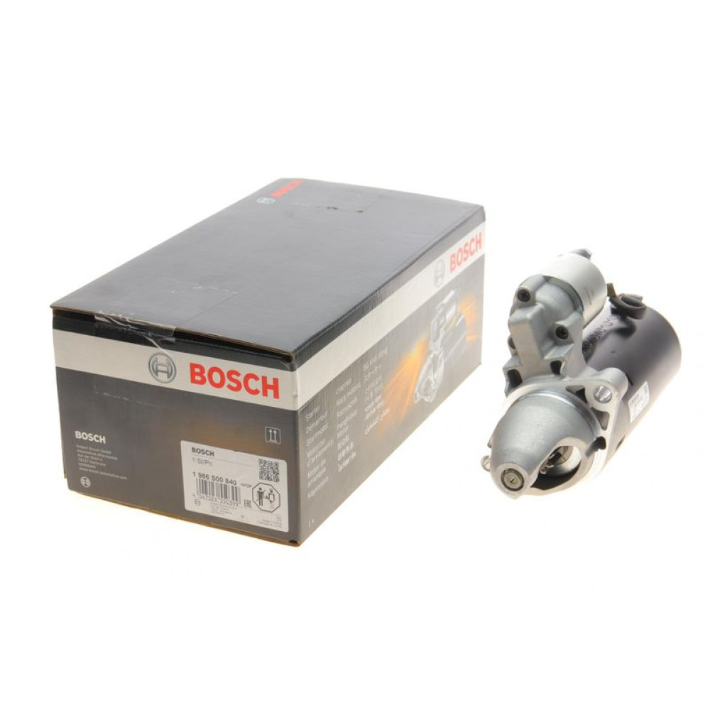 Стартер Porsche Cayenne 3.6 S/4.8Turbo 10-/Macan 3.0 GTS/3.6Turbo 14- 12V/2.5kw - 1 986 S00 840 BOSCH