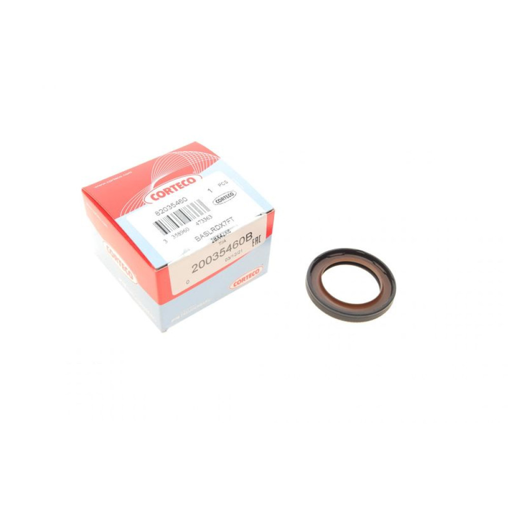 Сальник розподільного валу Renault Kangoo/Megane/Scenic/Laguna 1.5dCi 08- 28x42x6 20035460B CORTECO