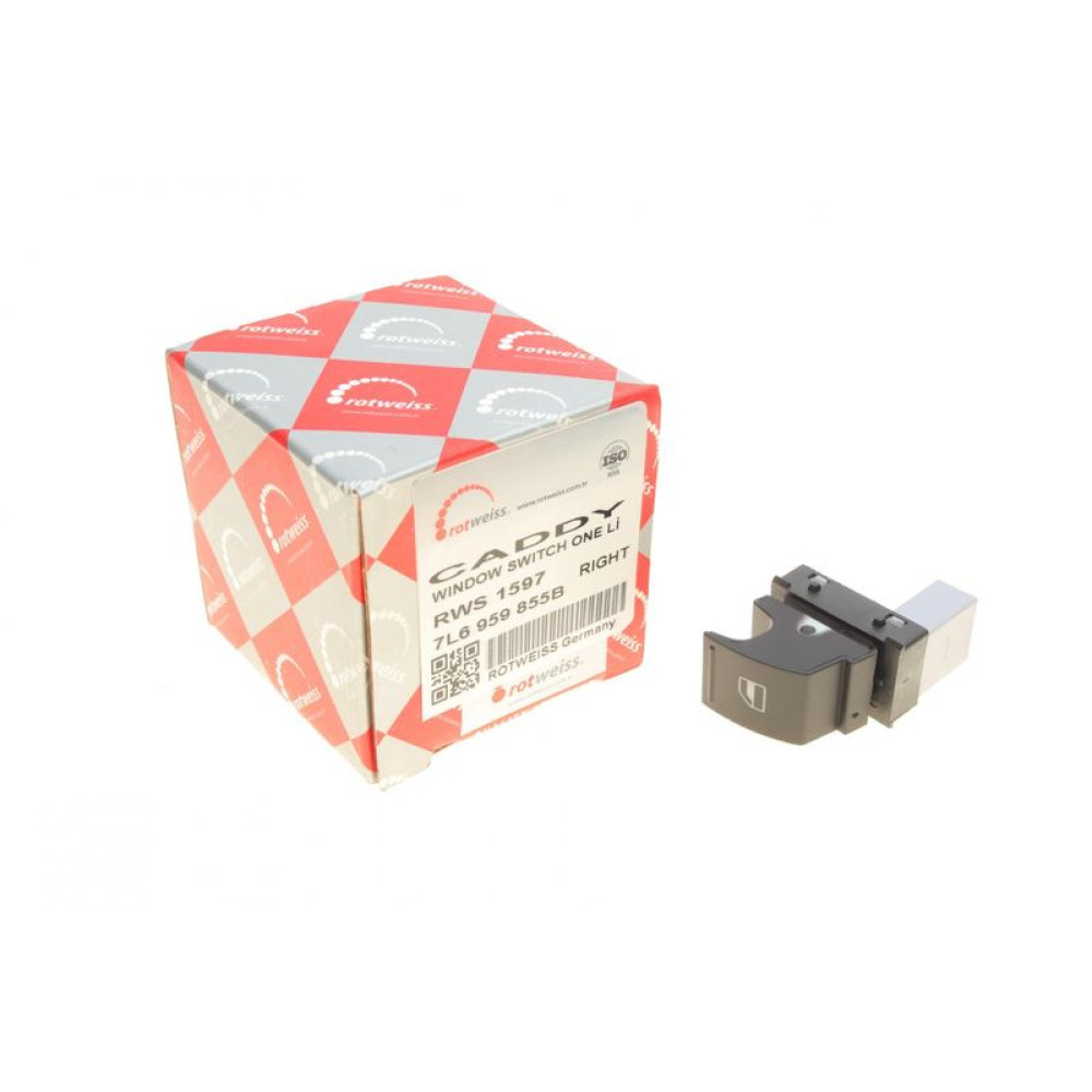 Кнопка склопідіймача R VW Caddy 03- - RWS1597 ROTWEISS