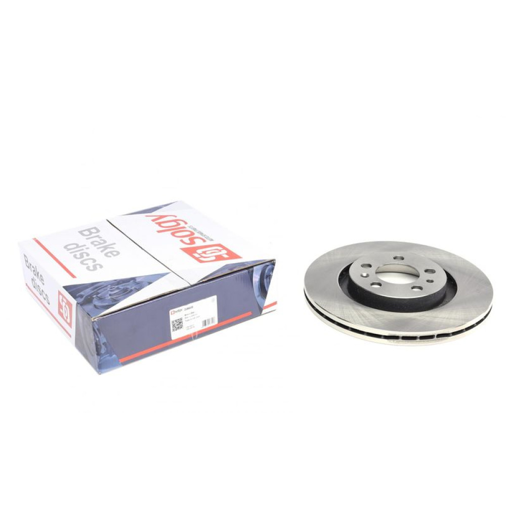 Диск гальмівний передній Skoda Octavia/VW Golf IV 280x22 - 208086 SOLGY
