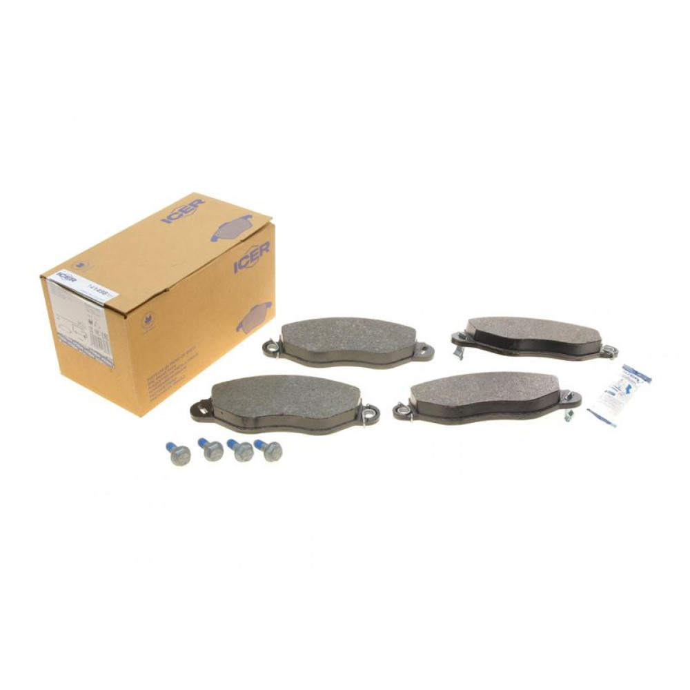 Колодки гальмівні передні Ford Transit 00-06 FWD 141498-701 ICER