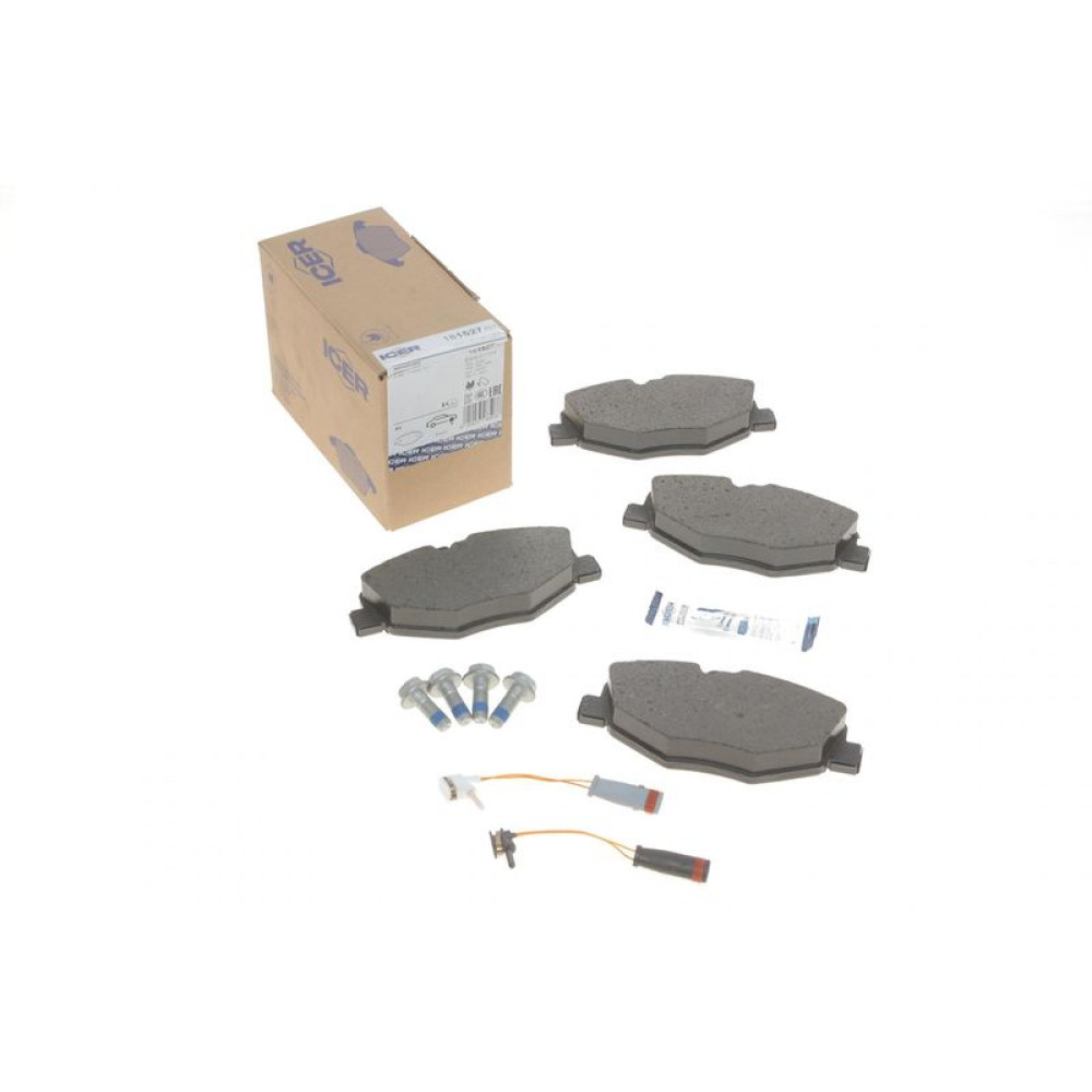 Колодки гальмівні передні Mercedes E-class W211/S211 02-09 +датчики 181527-701 ICER