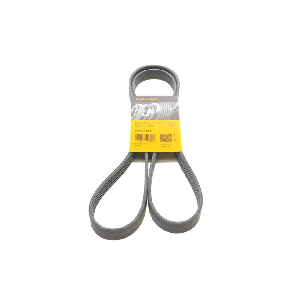 Ремінь генератора Citroen Berlingo 1.9D 1868 6PK1680 CONTINENTAL