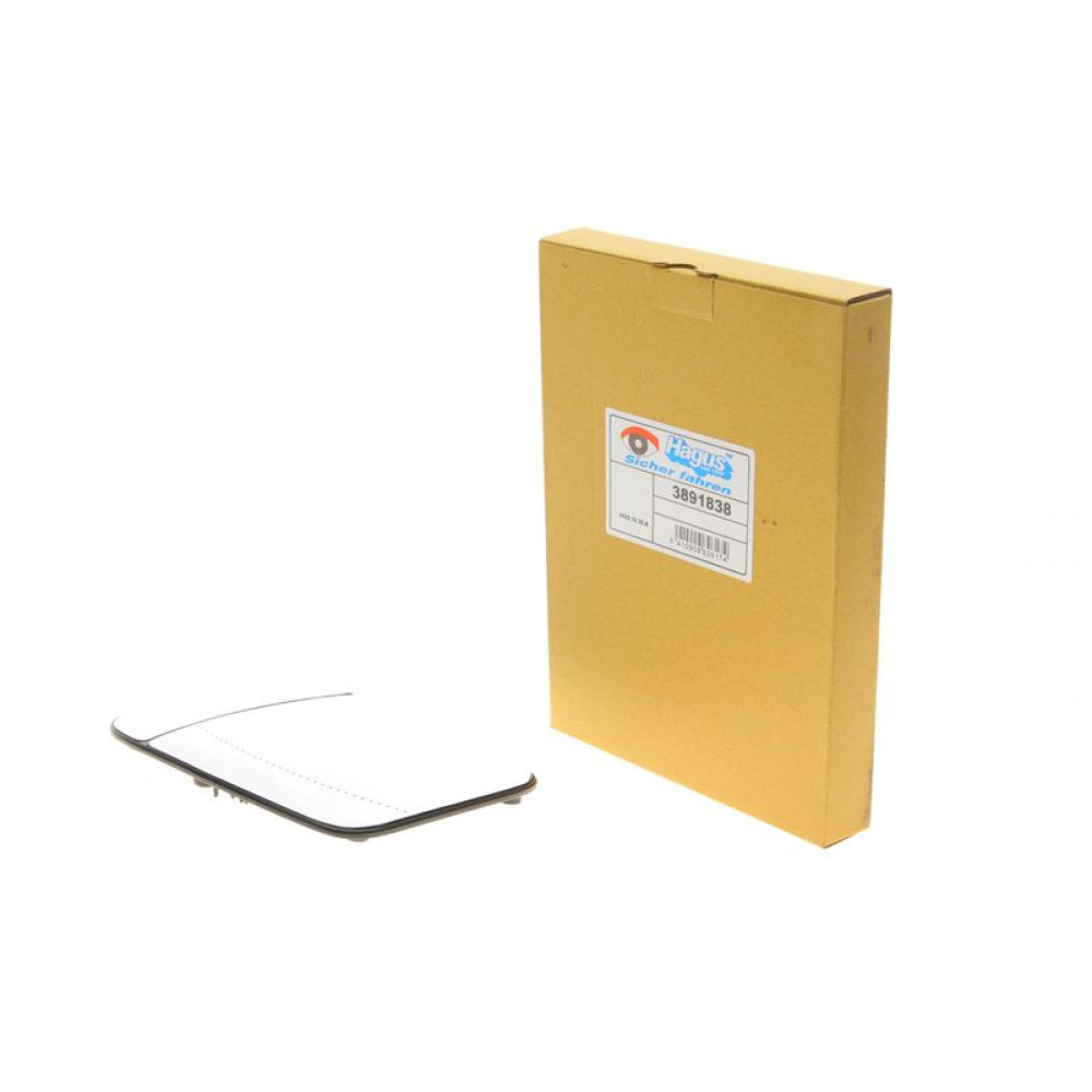 Стекло зеркала с подогревом Renault Trafic/Opel Vivaro/Nissan NV 300 14- R - 3891838 VAN WEZEL