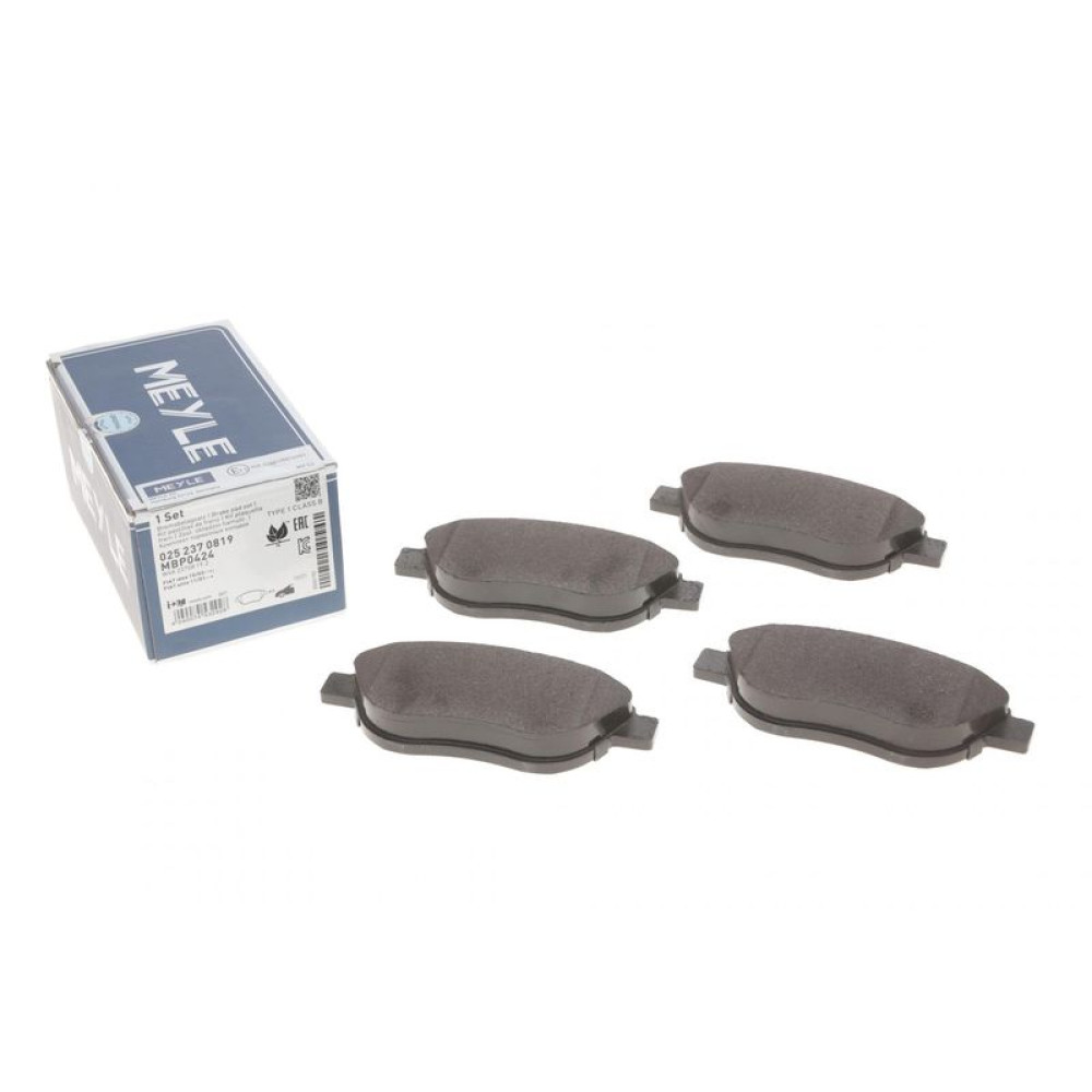 Колодки тормозные передние Citroen Berlingo/Fiat Doblo 01- Bosch - 025 237 0819 MEYLE