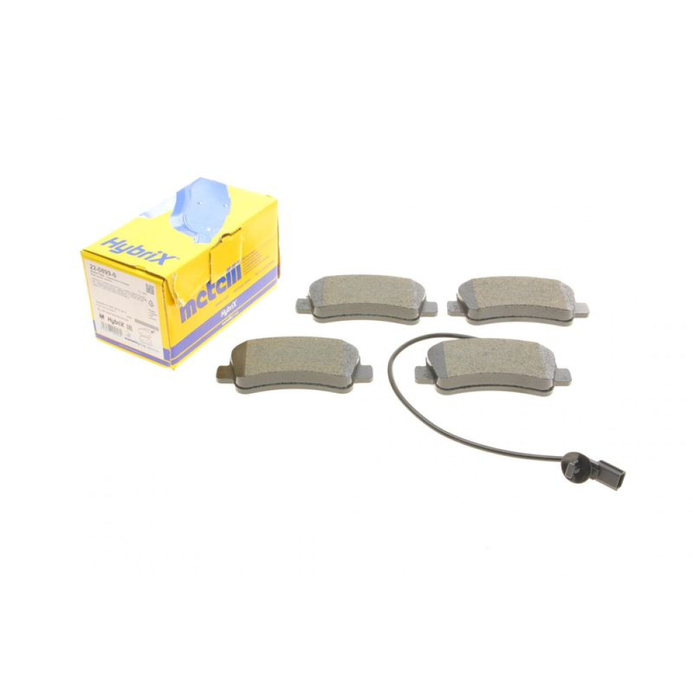 Колодки гальмівні задні Renault Master III/Opel Movano B/Nissan NV400 10- +датчикоднокатковий 22-0899-0 METELLI