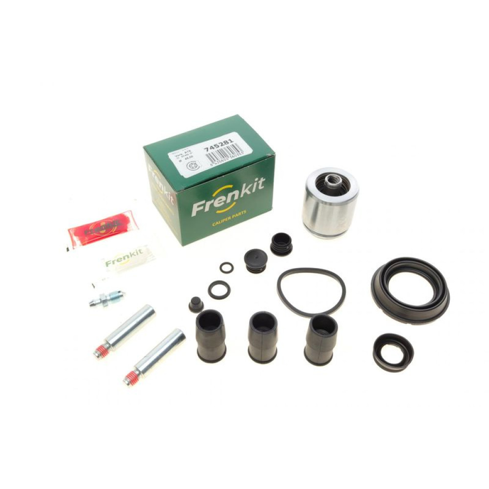 Ремкомплект суппорта заднего Jaguar XF/XJ 99-15 d=45 +поршень/направляющая Ate SuperKit 745281 FRENKIT Ремкомплект суппорта заднего Jaguar XF/XJ 99-15 d=45 +поршень/направляющая Ate SuperKit 745281 FRENKIT