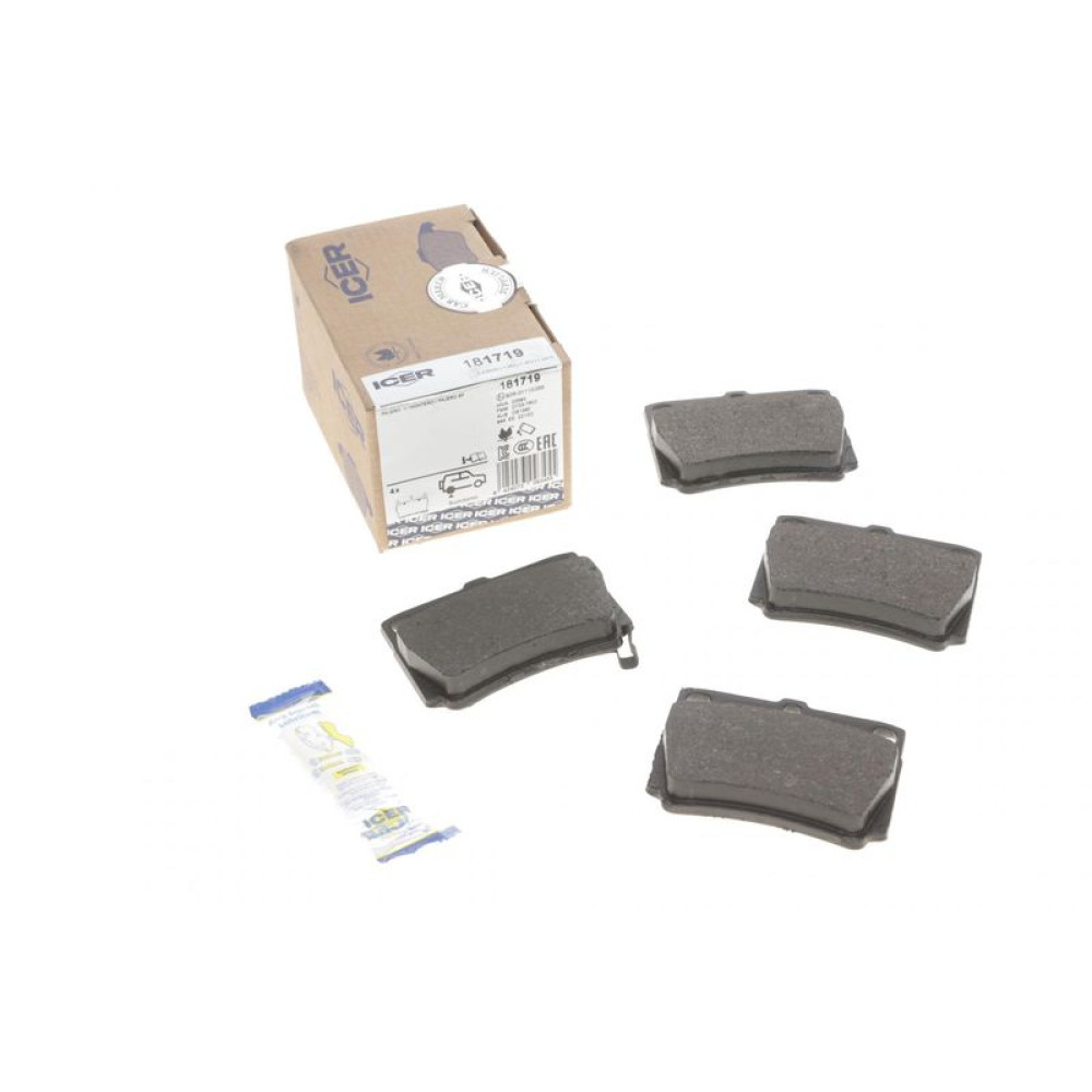 Колодки гальмівні задні Mitsubishi Pajero 91-00/Pajero Sport 98- 181719 ICER