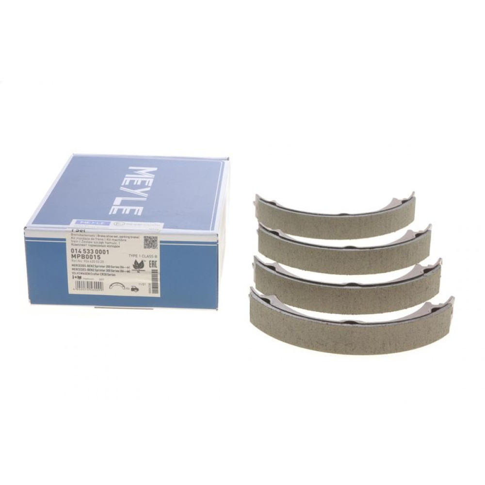 Колодки ручніка Mercedes Sprinter/VW Crafter 06- 180x25 - 014 533 0001 MEYLE