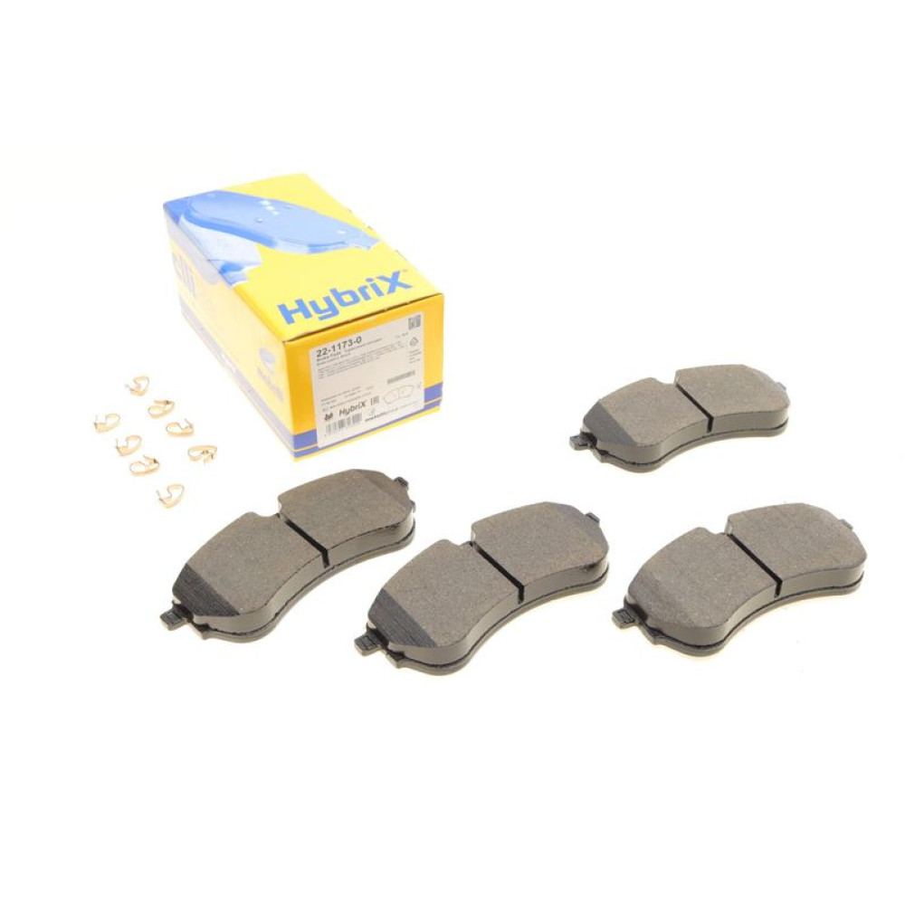 Колодки тормозные передние/задние VW Crafter/MAN TGE 16-22-1173-0 METELLI