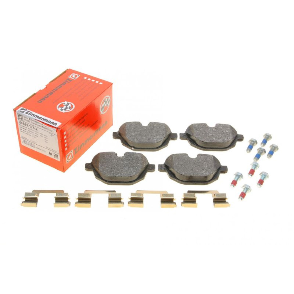 Колодки гальмівні задні BMW 5/X3/X5 10- GIRLING - 24561.175.2 ZIMMERMANN