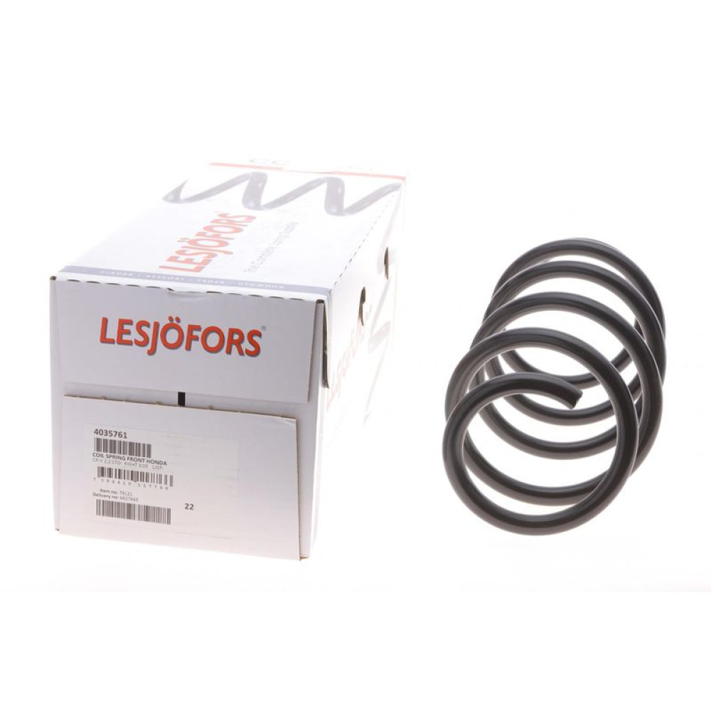 Пружина передня Honda CR-V 2.2 i-CTDi/i-DTEC 07- R SUV 4035761 LESJOFORS