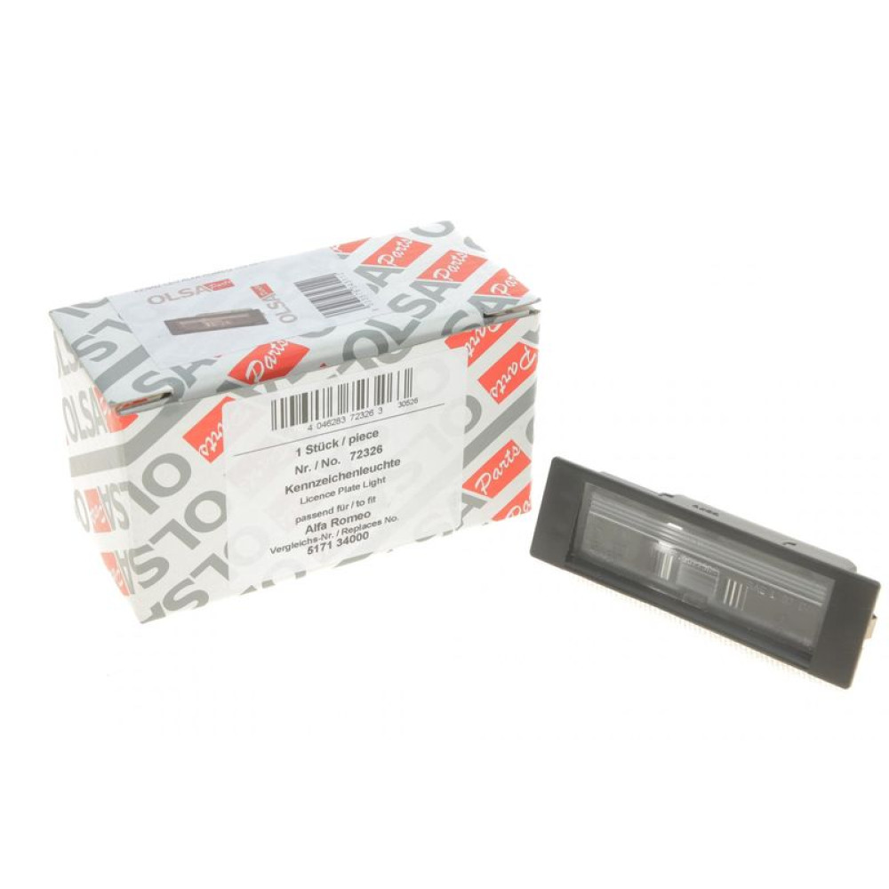 Подсветка номера заднего Alfa Romeo 159 05-11 72326 AIC Подсветка номера заднего Alfa Romeo 159 05-11 72326 AIC