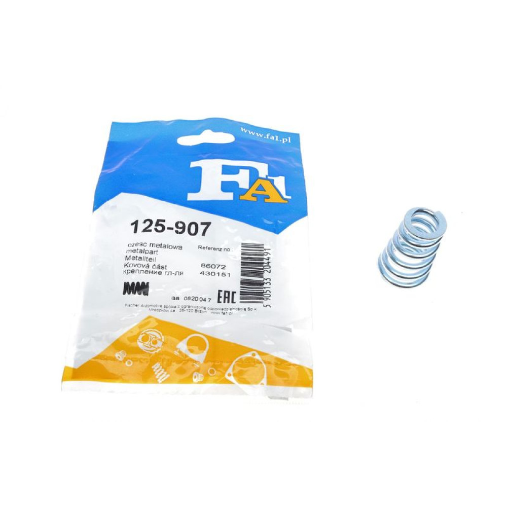 Пружина труби вихлопної Opel Combo 1.2/1.4 94-01 125-907 FA1