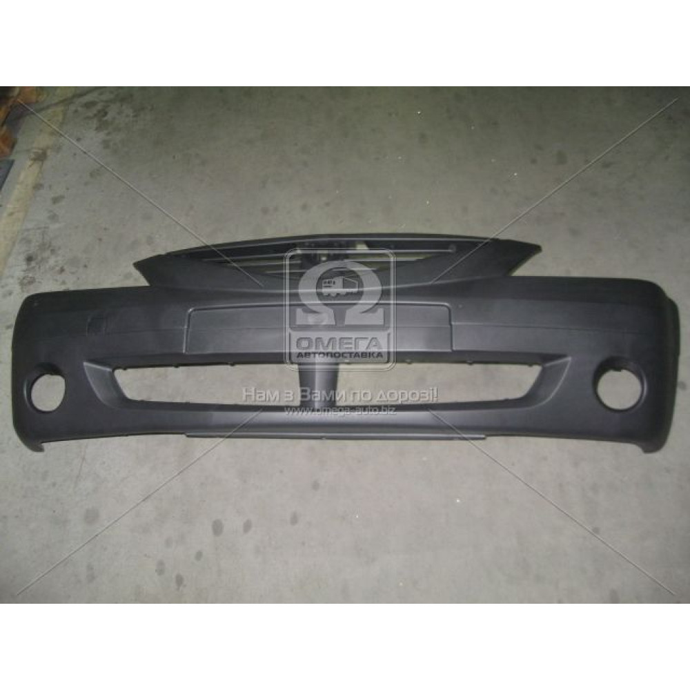 Купить в Украине Бампер передний черн под птф Renault Logan 04-08 седан Купить в Украине Бампер передний черн под птф Renault Logan 04-08 седан