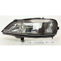 Фара правая хром рант Opel Astra g 98-09 TYC электро без мотора