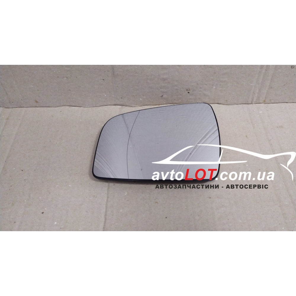Вкладыш зеркала левый обогр асфера Opel Zafira B 09-12 Polcar