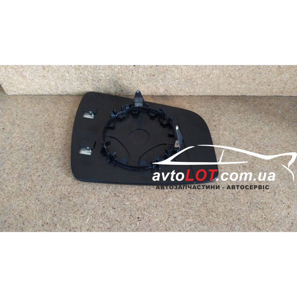 Вкладыш зеркала левый обогр асфера Opel Zafira B 09-12 Polcar