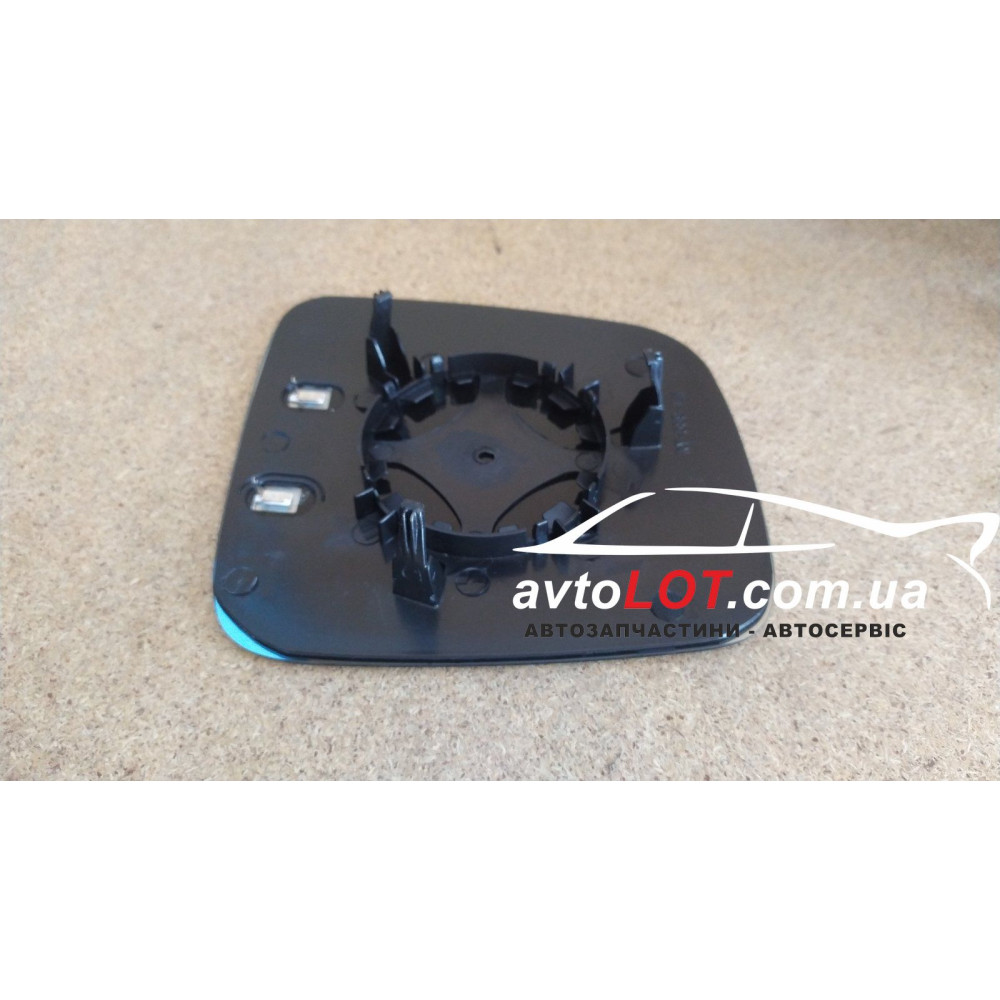Вкладиш дзеркала лівий Volkswagen T5 03-09 Polcar обігрів асфера